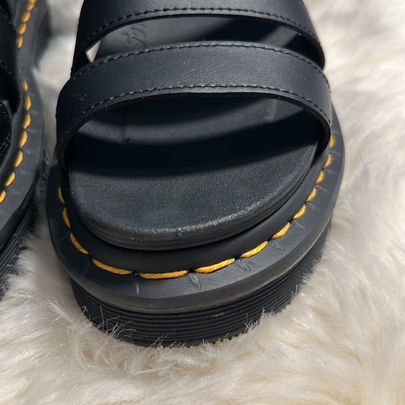 Dr Martens Women's Blaire Hydro Platform Sandals Size 7 Black - Picture 14 of 14